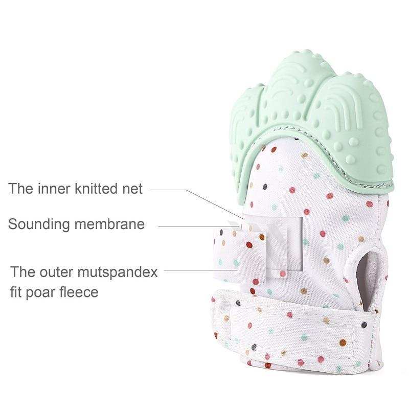 Baby Teething Gloves Mitten Toy