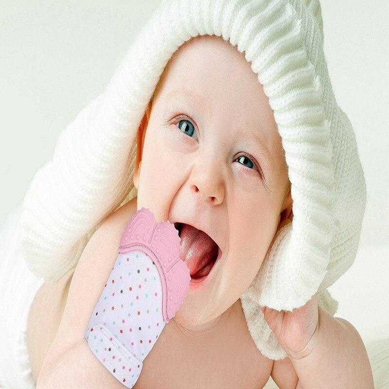 Baby Teething Gloves Mitten Toy