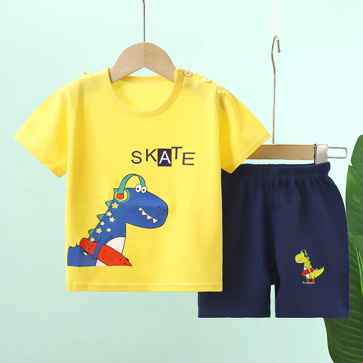Adorable Baby Cotton Outfit Set - Lightweight Summer Wear (6M-7 Years)