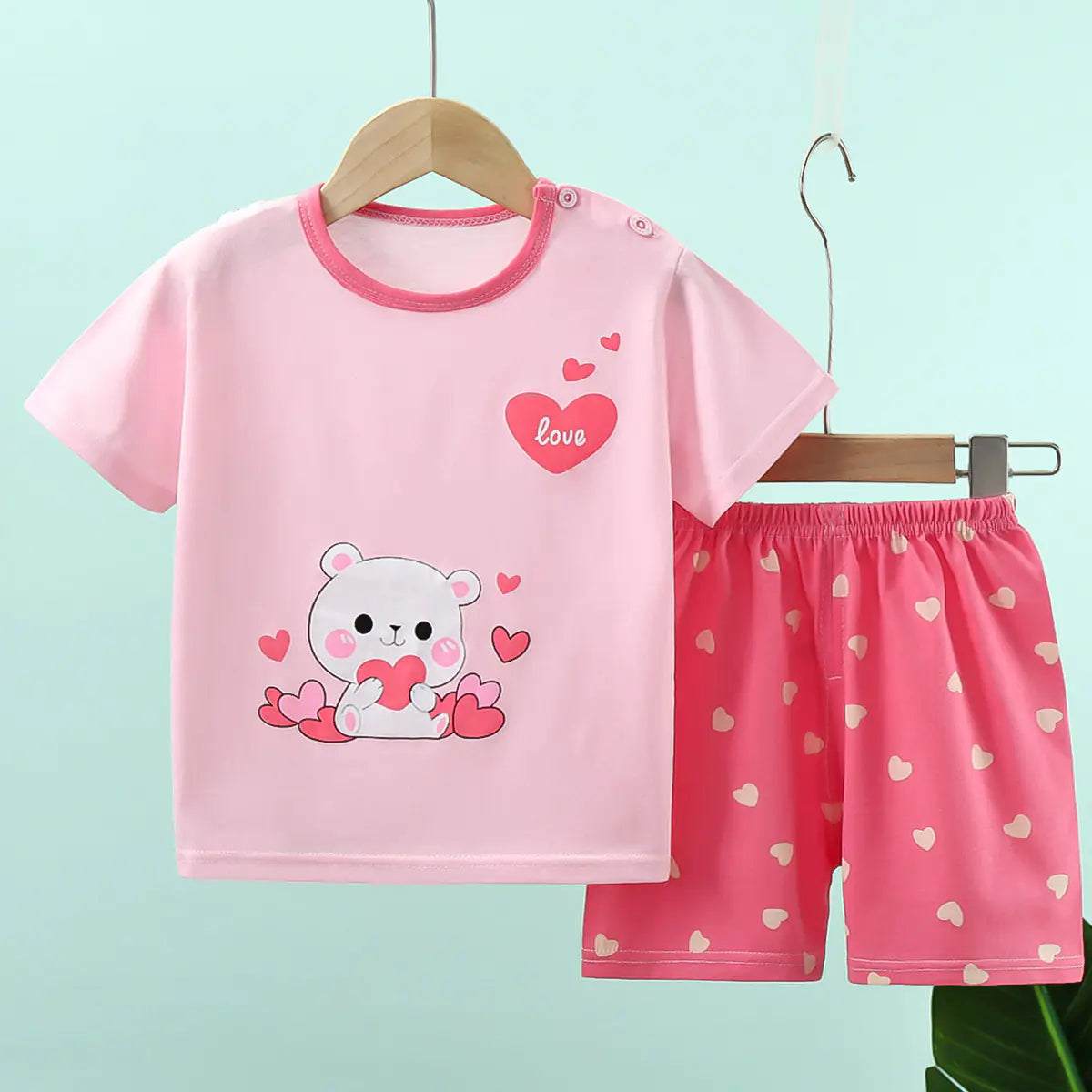 Adorable Baby Cotton Outfit Set - Lightweight Summer Wear (6M-7 Years)