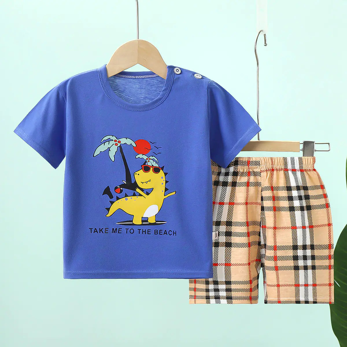 Adorable Baby Cotton Outfit Set - Lightweight Summer Wear (6M-7 Years)