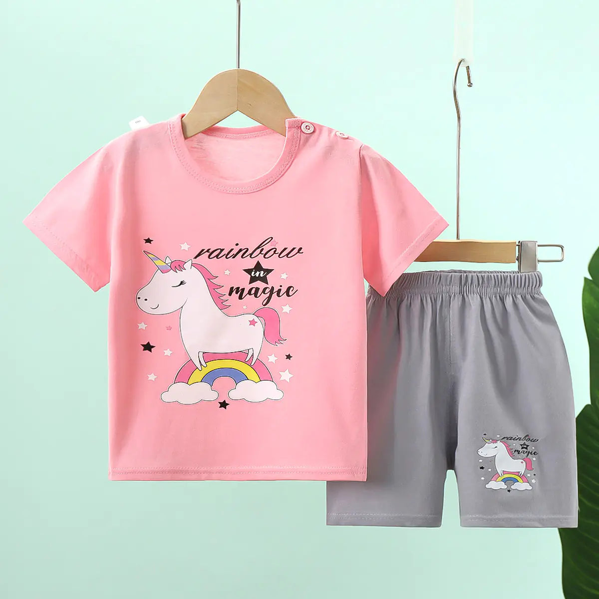 Adorable Baby Cotton Outfit Set - Lightweight Summer Wear (6M-7 Years)