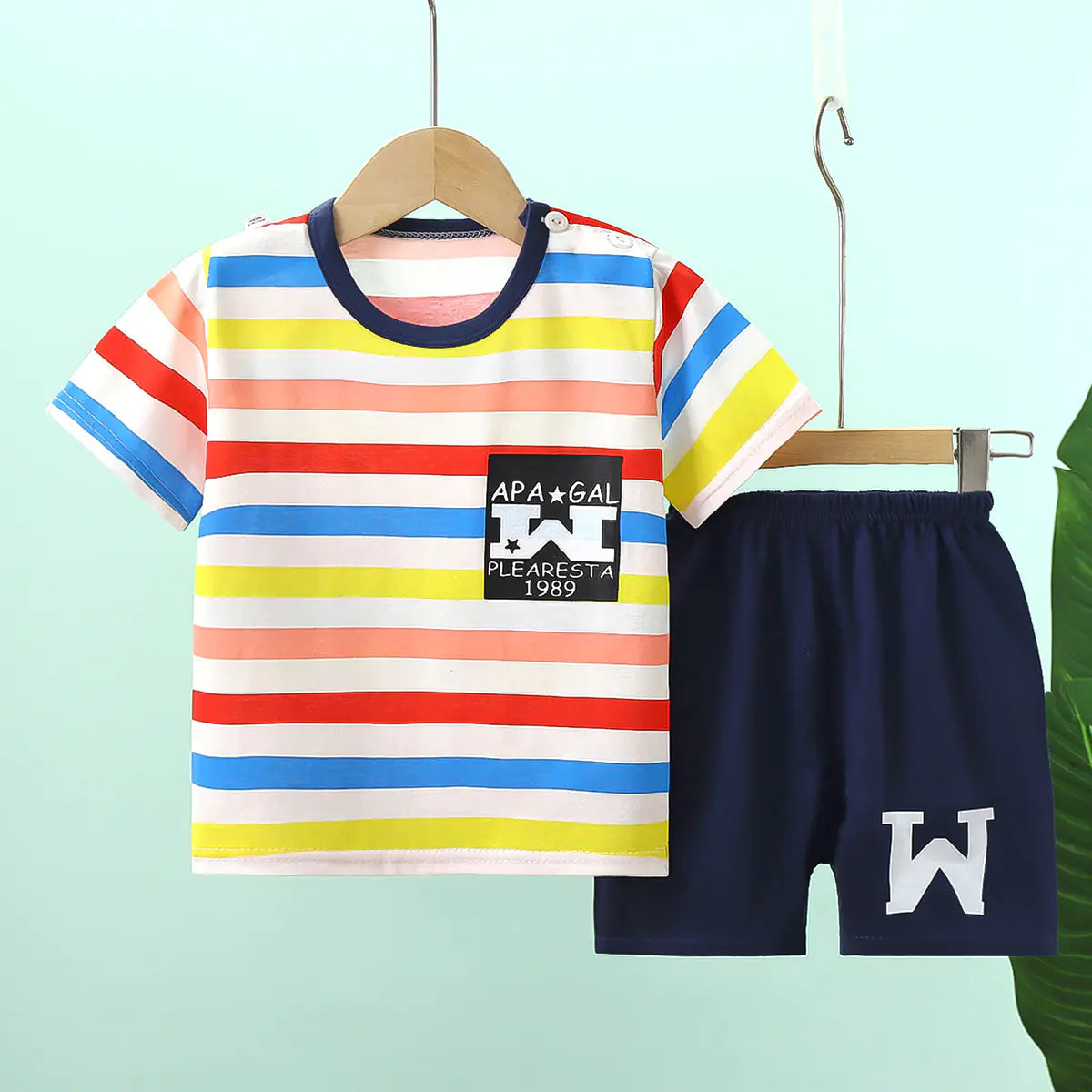 Adorable Baby Cotton Outfit Set - Lightweight Summer Wear (6M-7 Years)