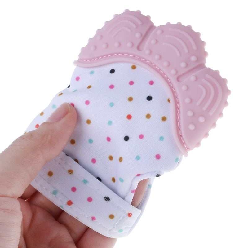 Baby Teething Gloves Mitten Toy