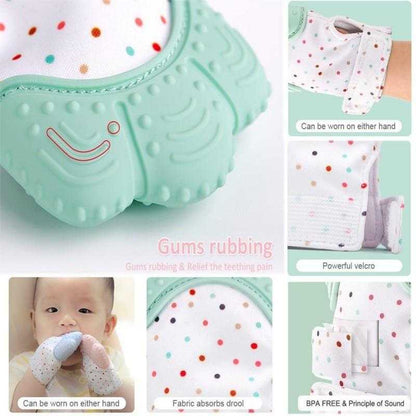 Baby Teething Gloves Mitten Toy